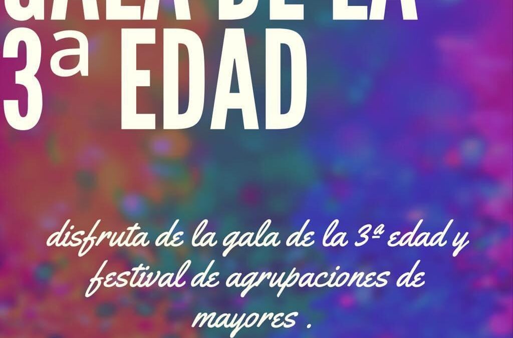 Gala de la 3ª edad y festival de agrupaciones de mayores en el Recinto Ferial de Tenerife.