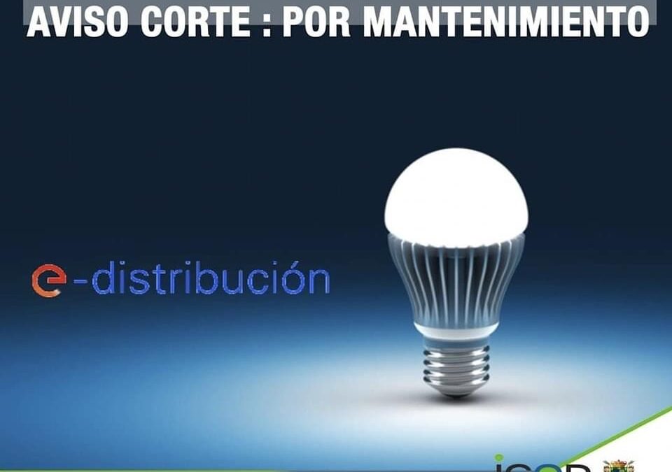 AVISO DE INTERRUPCIÓN DEL SUMINISTRO ELÉCTRICO