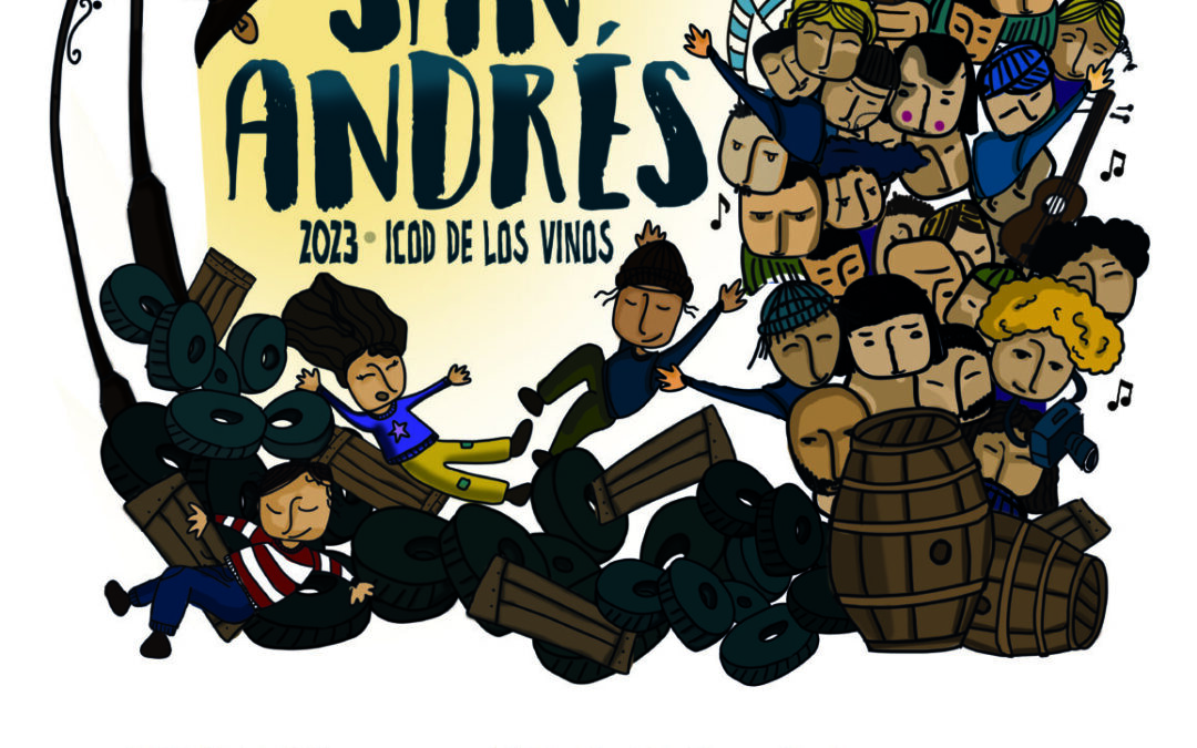 Icod de los Vinos celebra San Andrés con tres días de arrastre de las tradicionales tablas